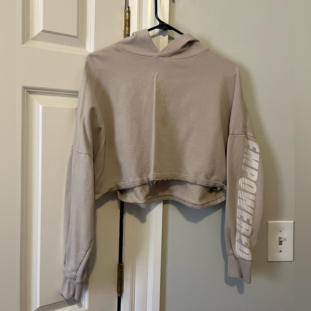 H&M Cropped Hoodie Top